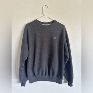 Champion Pullover Eco Sweatshirt Gray Size Medium